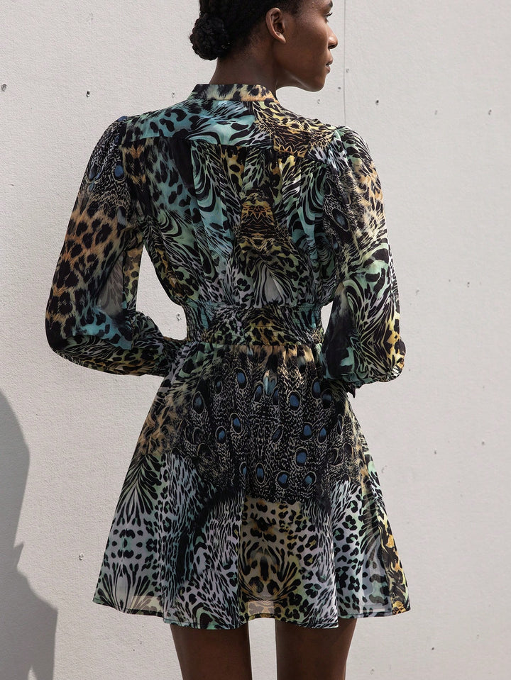 Rochie scurtă SHEIN, mix culori
