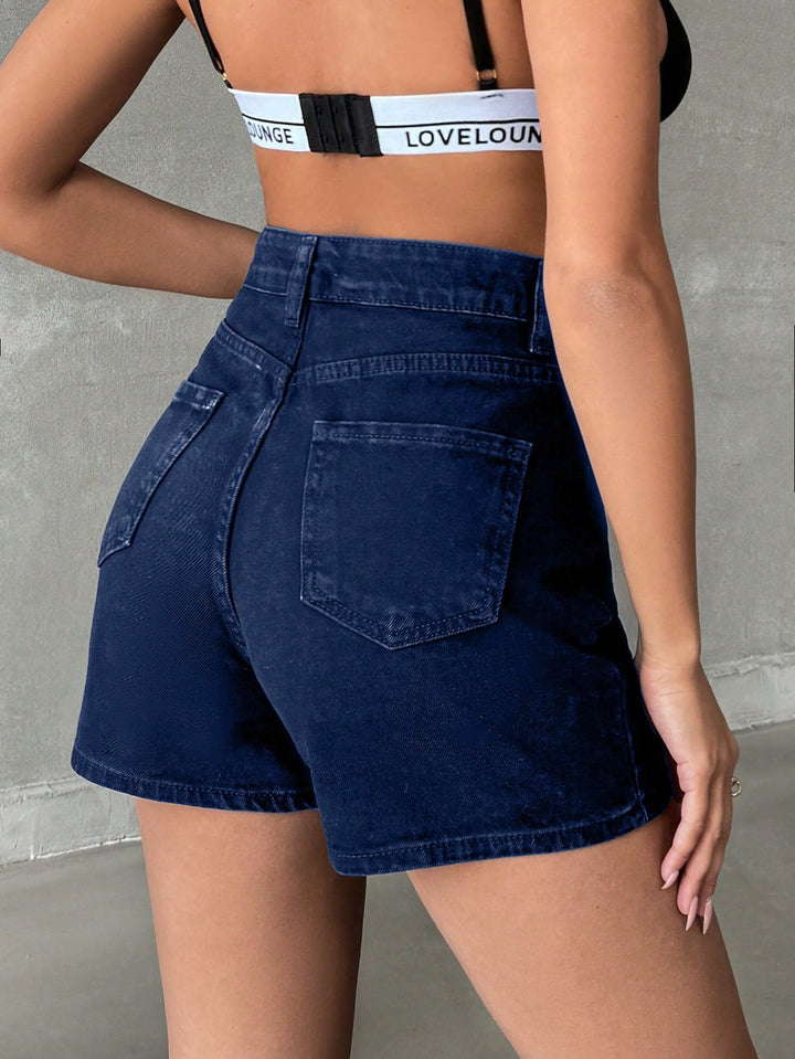SHEIN kék farmer rövidnadrág
