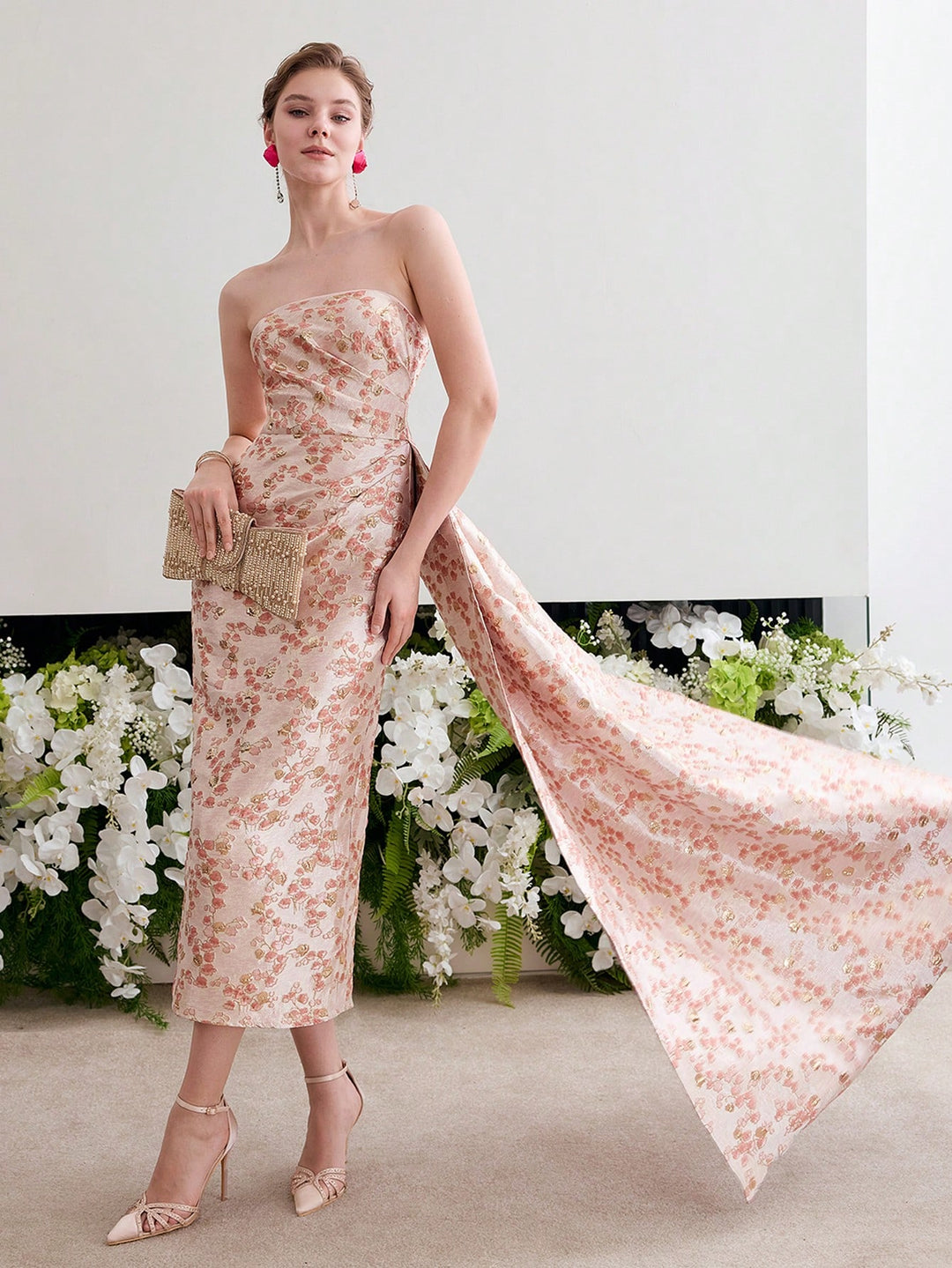 Rochie SHEIN, portocaliu