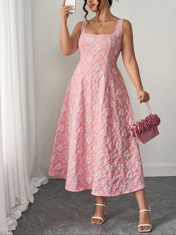 Rochie maxi SHEIN, roz