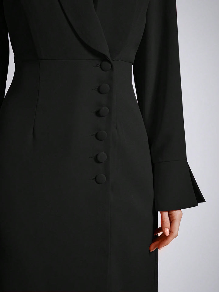 SHEIN maxiruha, fekete
