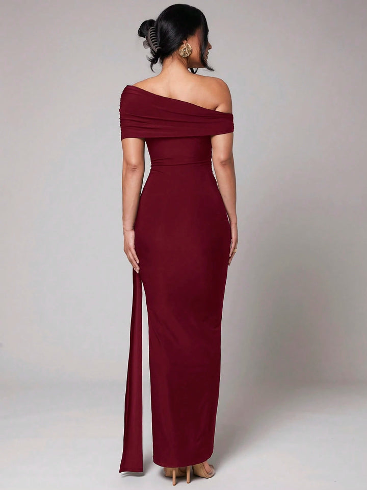 Rochie maxi SHEIN, vișiniu
