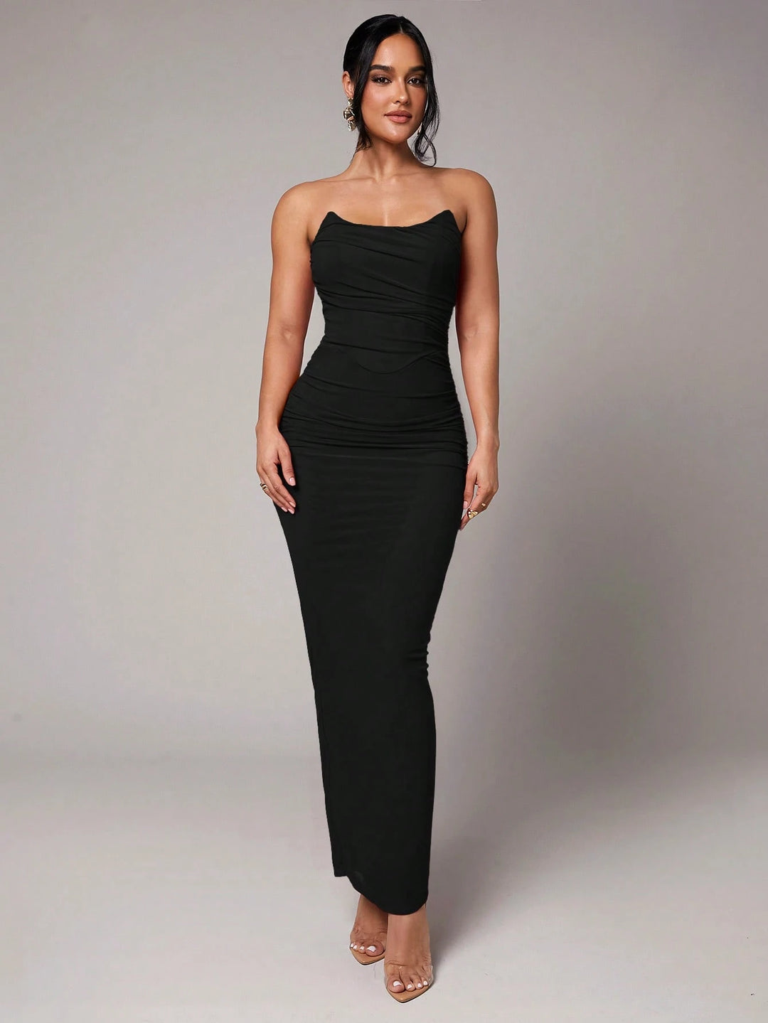 Rochie maxi SHEIN, negru