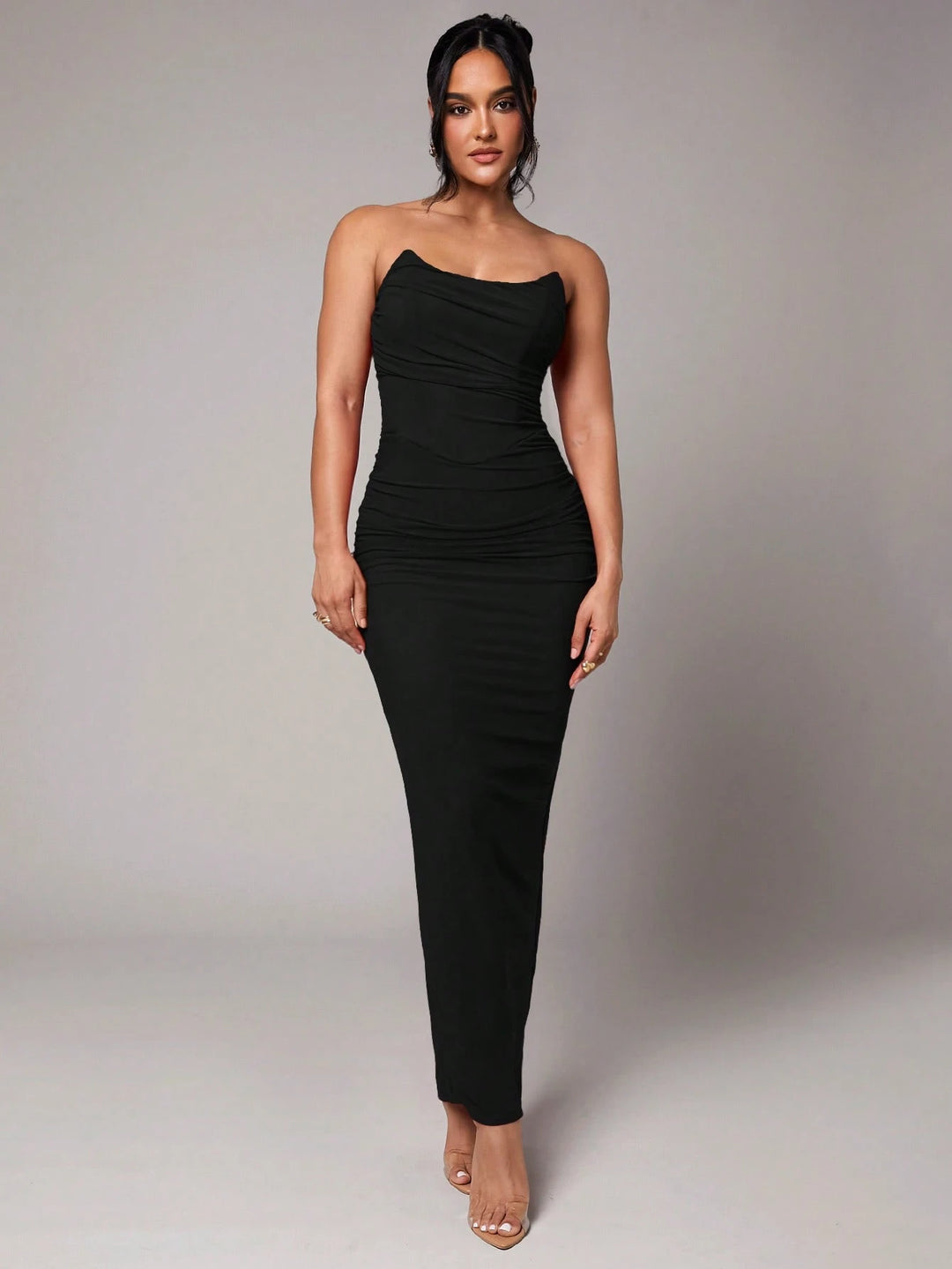 Rochie maxi SHEIN, negru