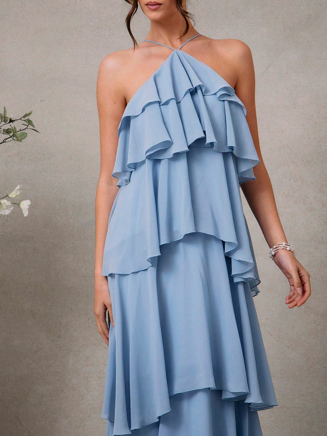 Rochie maxi SHEIN, albastru