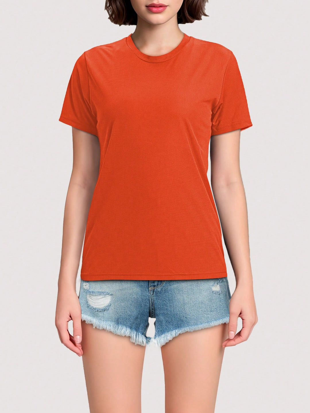 Tricou SHEIN, portocaliu