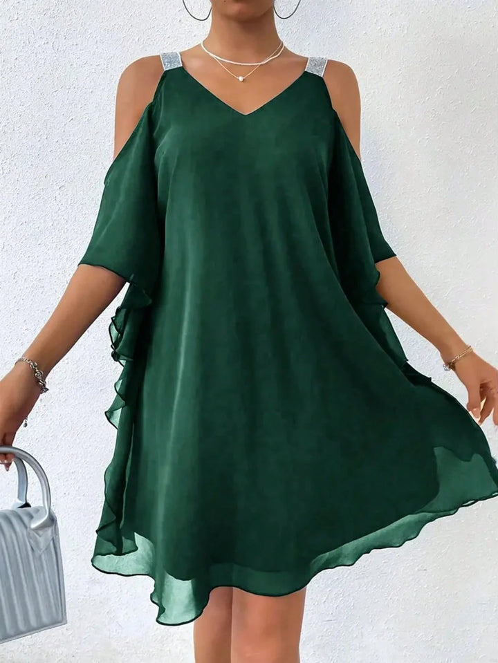 Rochie mini SHEIN, verde