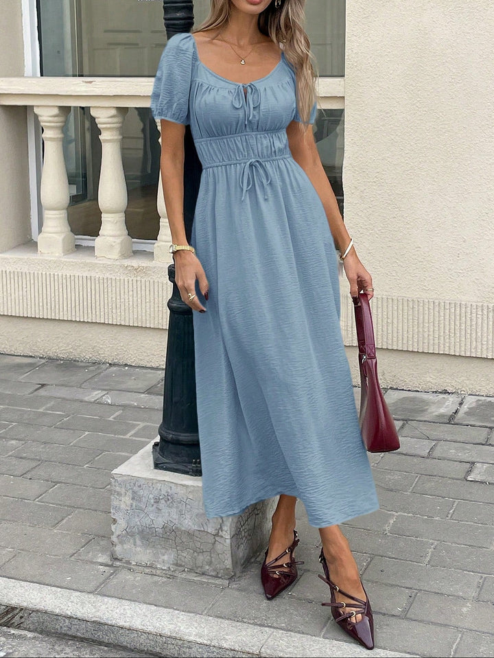 Shein midi ruha, kék