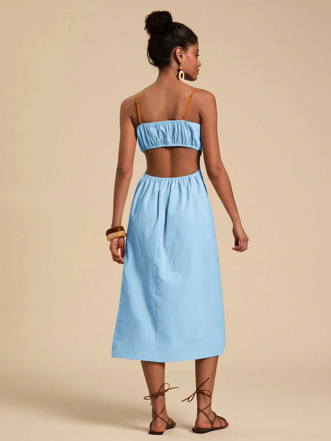 SHEIN maxi ruha, kék