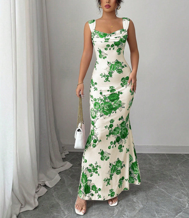 Rochie maxi SHEIN, mix culori