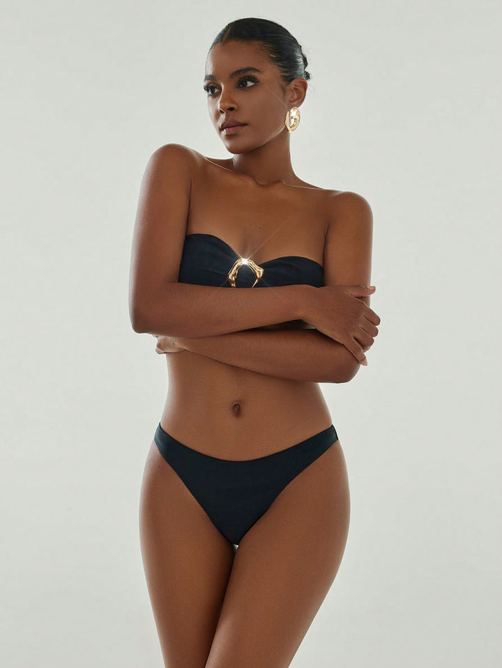 Set bikini SHEIN, negru