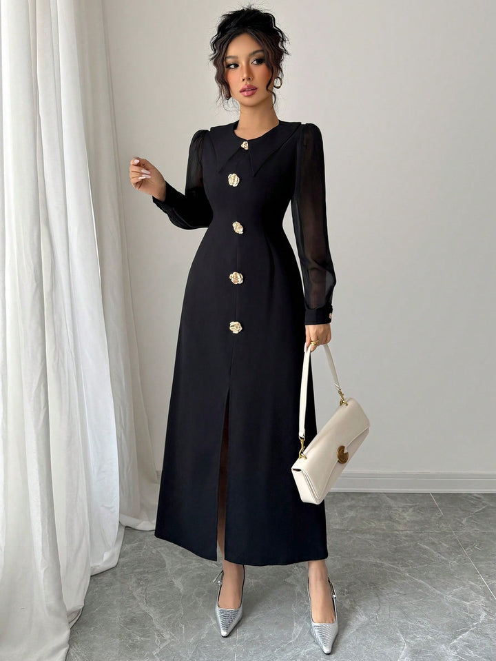 Rochie maxi SHEIN, negru