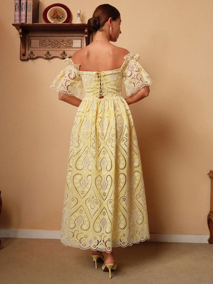 Rochie maxi SHEIN, galben
