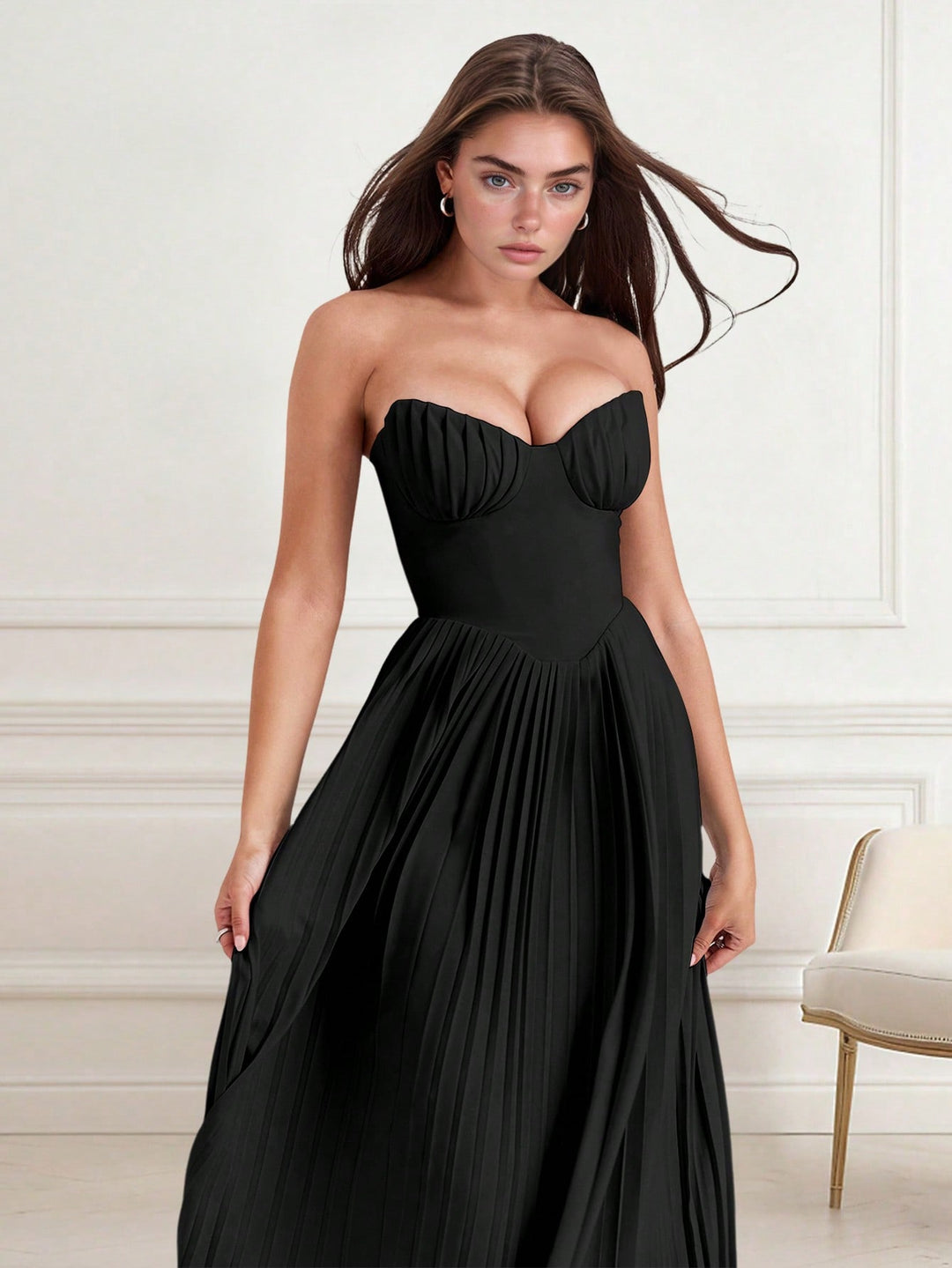 Rochie de ocazie SHEIN, negru