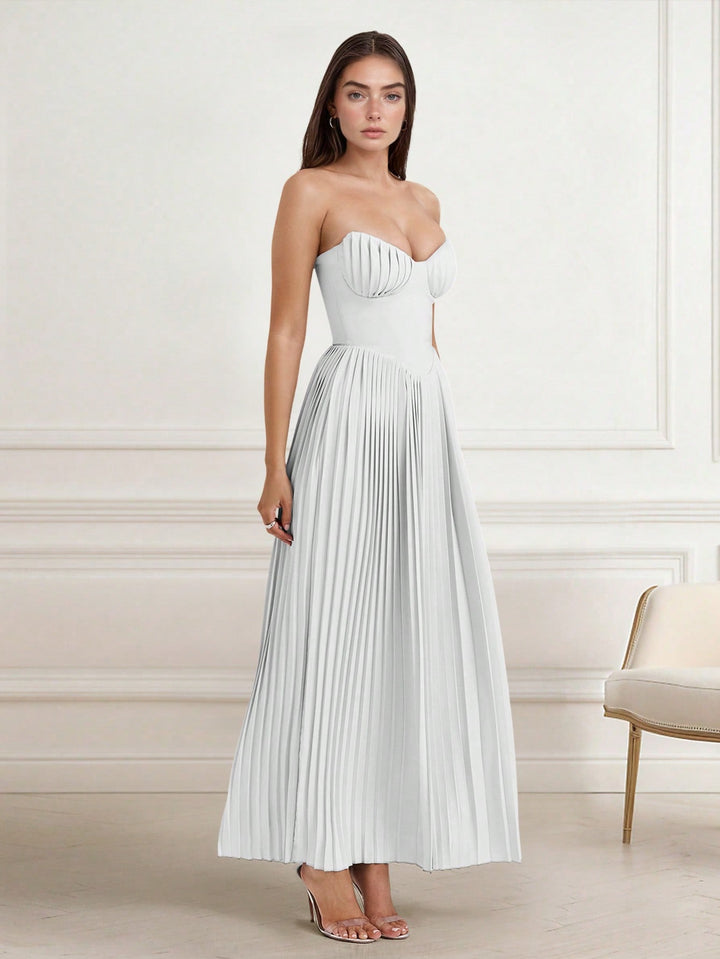 SHEIN maxi ruha, fehér