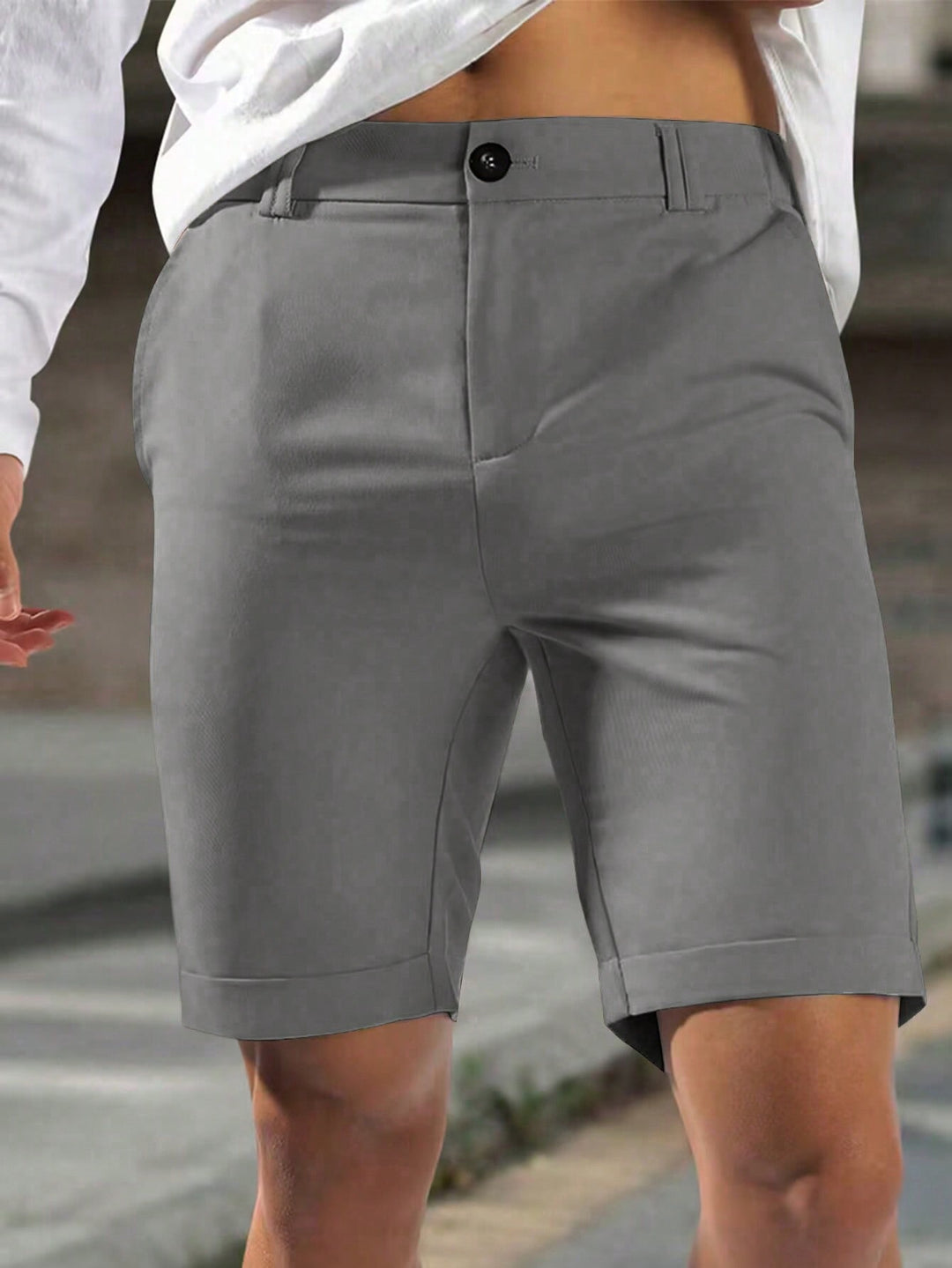 Pantaloni scurți SHEIN, gri