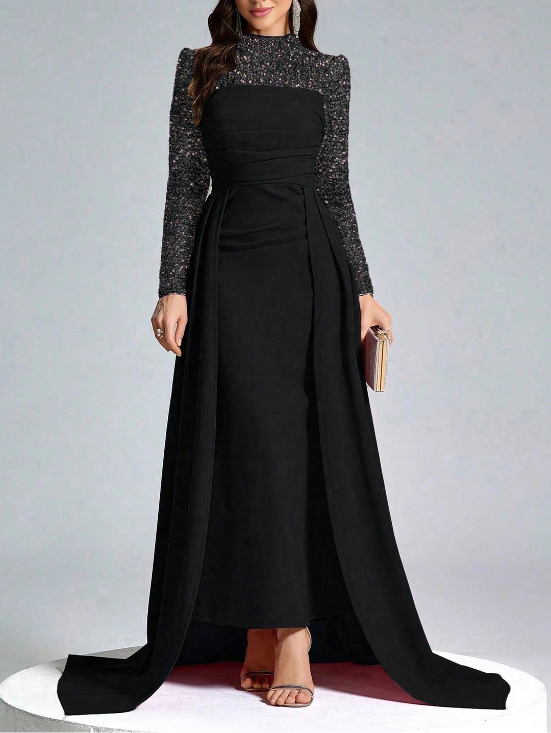 Rochie maxi Shein, negru