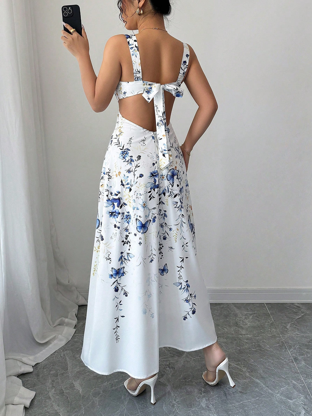 Rochie maxi SHEIN, mix culori