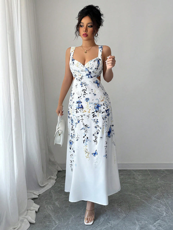 Rochie maxi SHEIN, mix culori