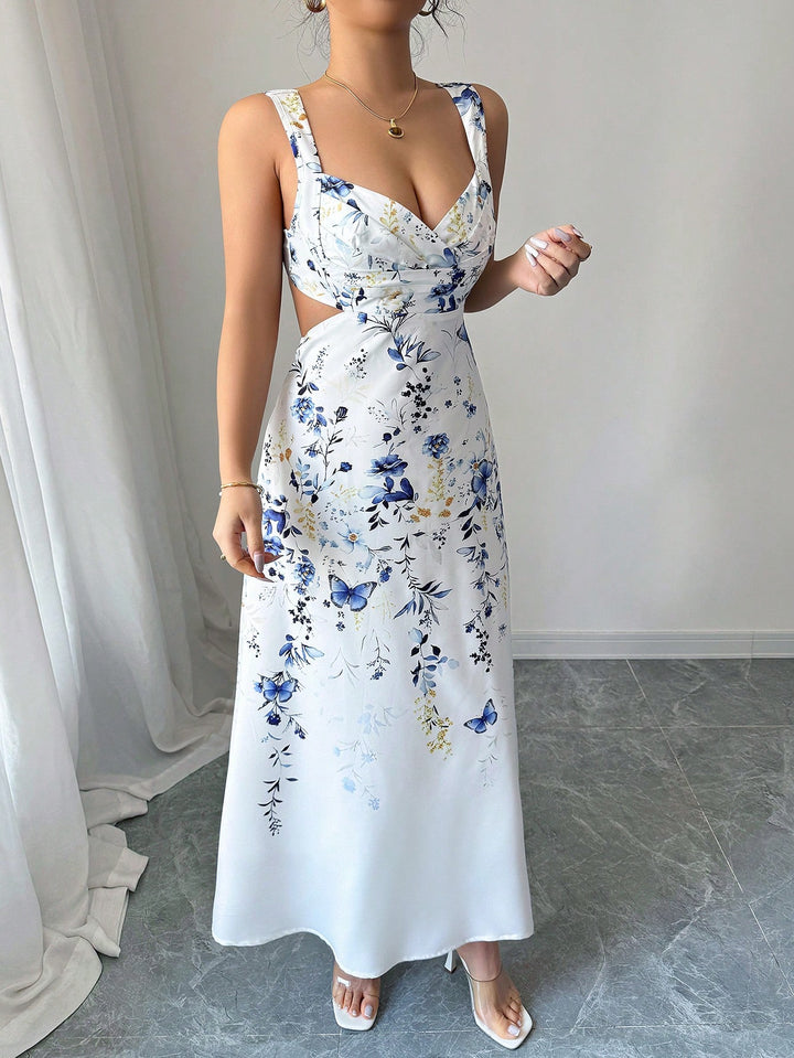Rochie maxi SHEIN, mix culori