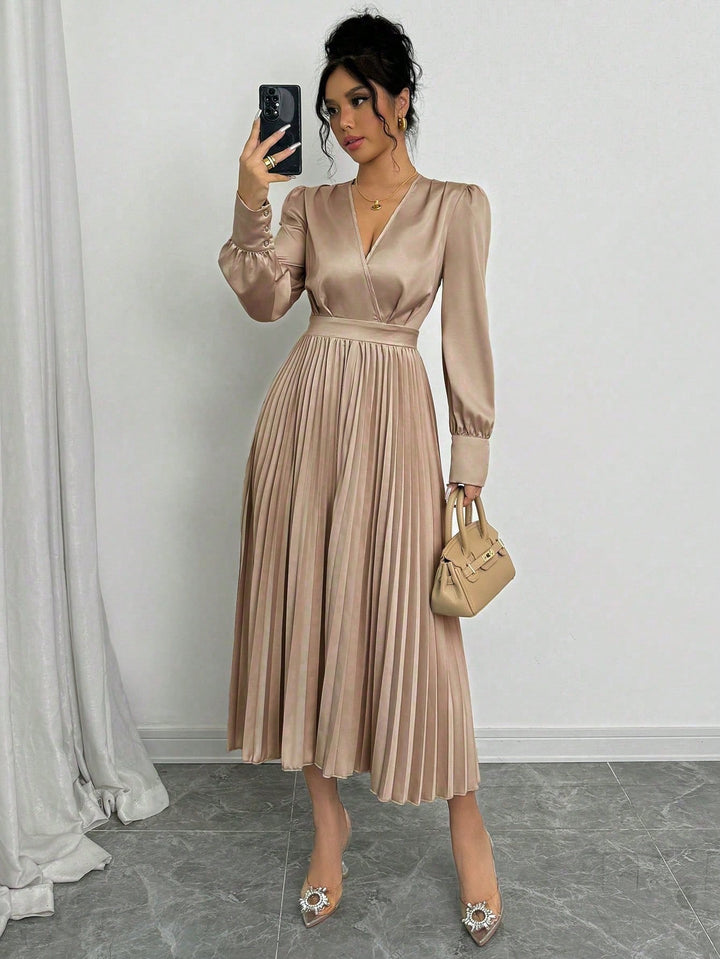 Rochie maxi SHEIN, kaki