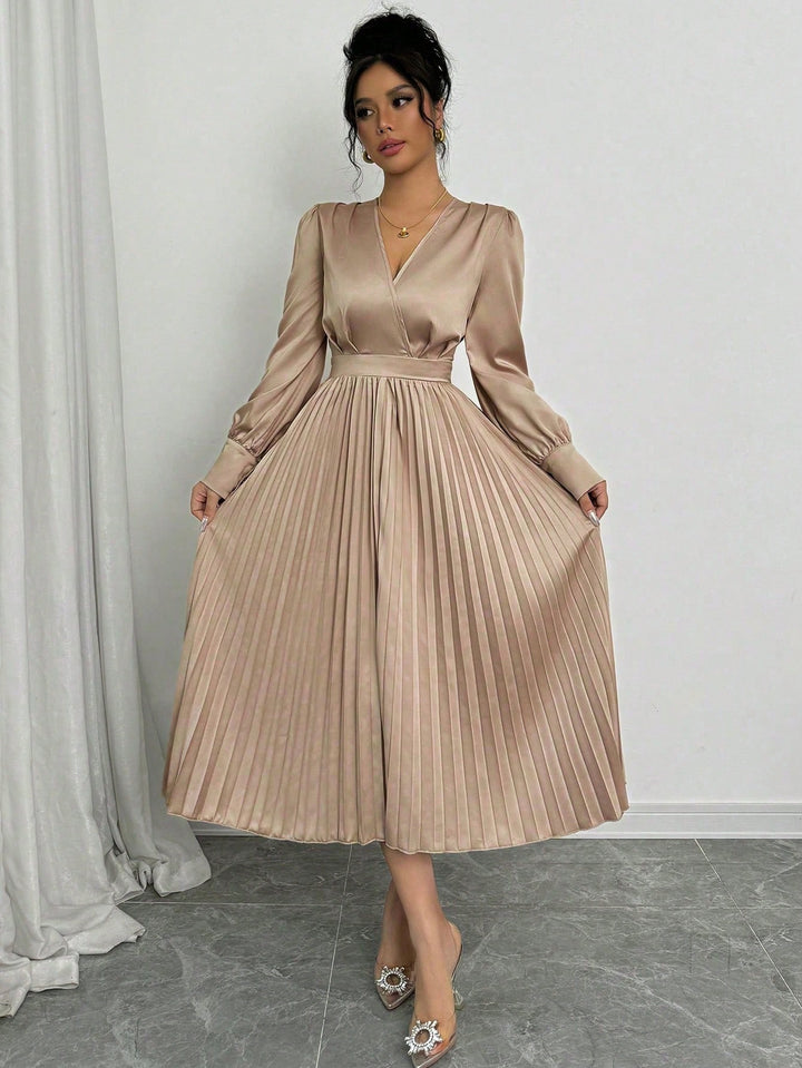 Rochie maxi SHEIN, kaki