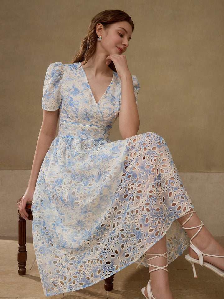 Rochie midi SHEIN, albastru