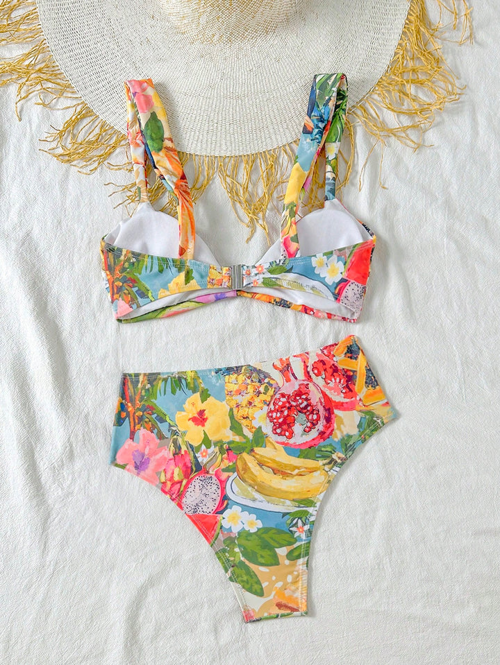 Set bikini SHEIN, mix culori