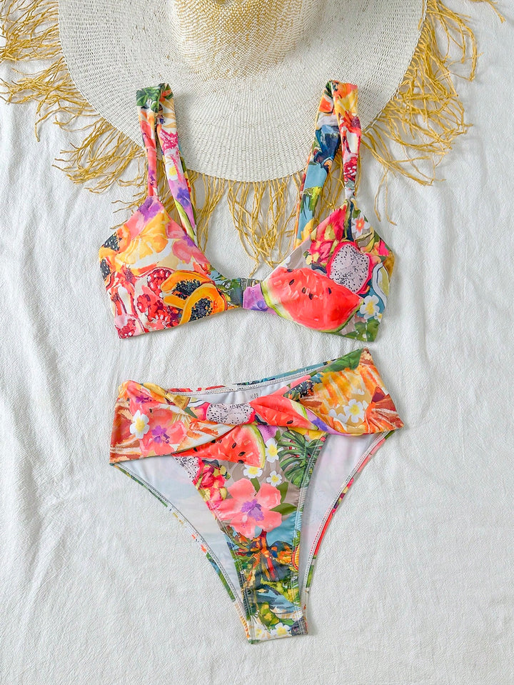 Set bikini SHEIN, mix culori
