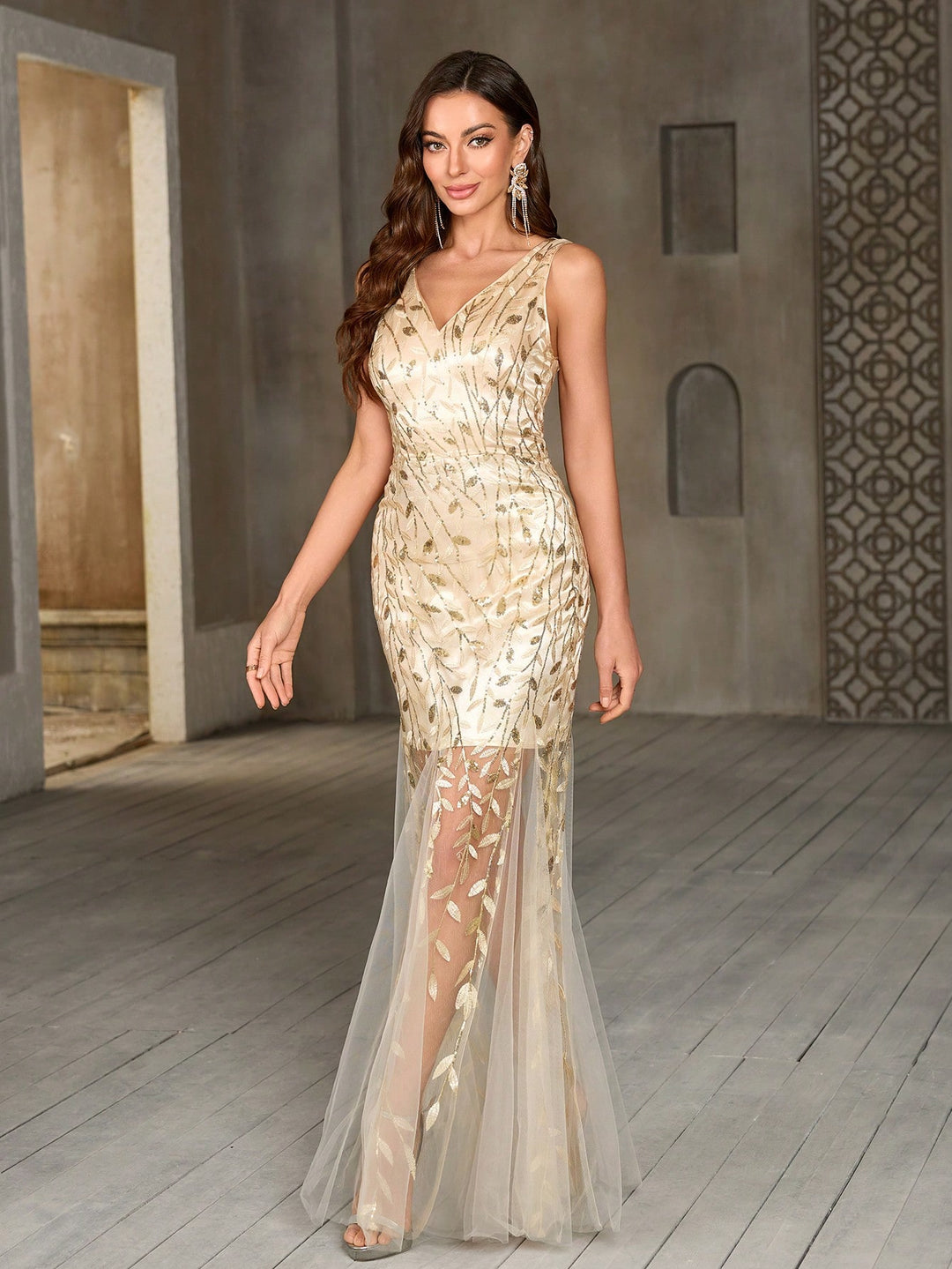 Rochie SHEIN, auriu