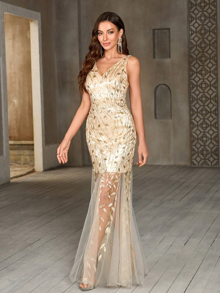 Rochie SHEIN, auriu