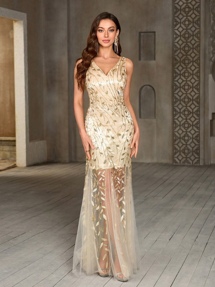 Rochie SHEIN, auriu
