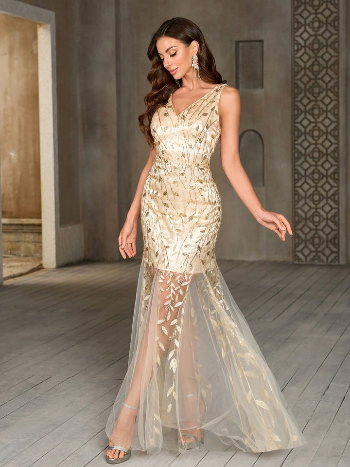 Rochie SHEIN, auriu
