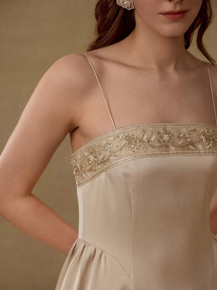 SHEIN khaki midi ruha