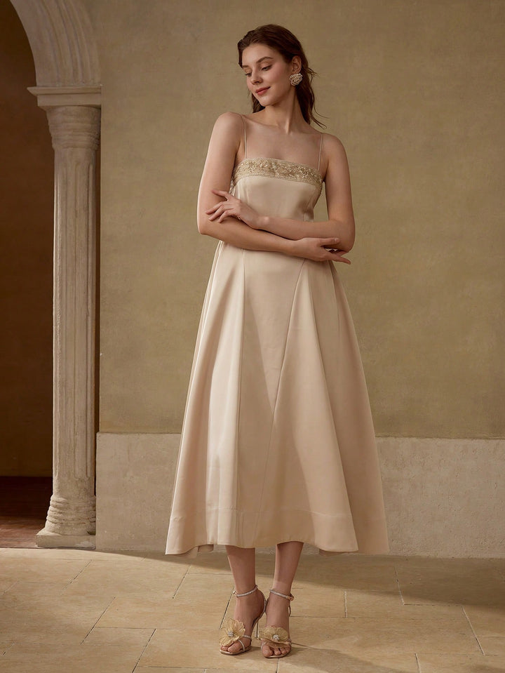 SHEIN khaki midi ruha