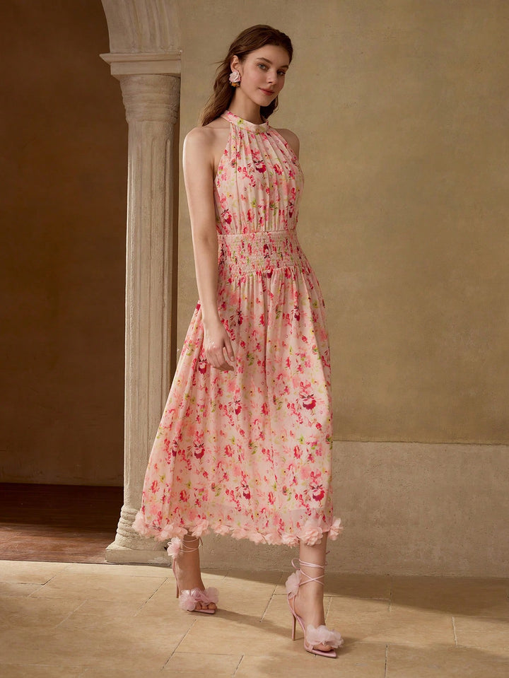 Rochie maxi SHEIN, mix culori