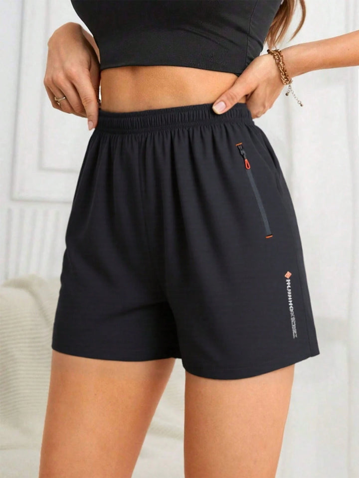Pantaloni scurți SHEIN, negru
