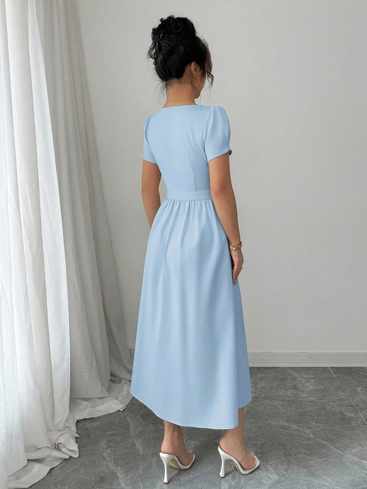 Rochie midi SHEIN, albastru
