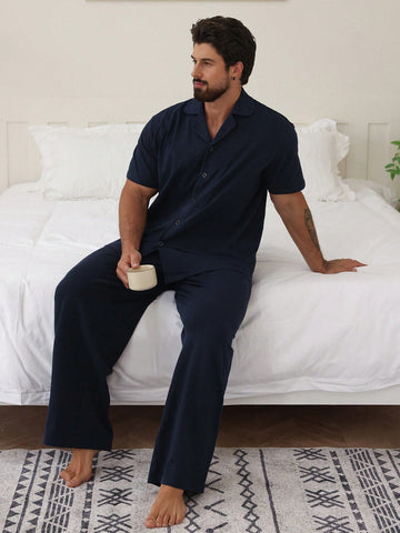 Compleu pijamale SHEIN, albastru