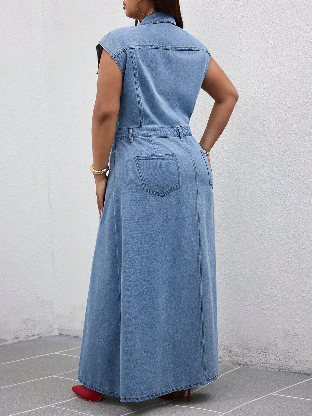 SHEIN maxiruha, kék