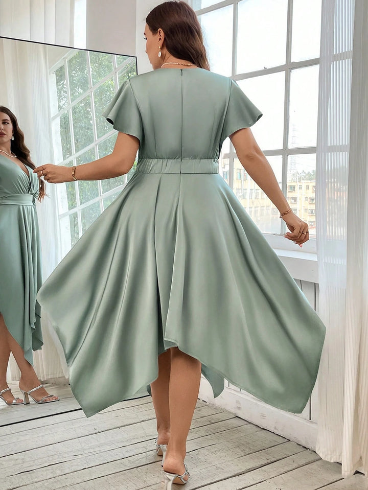 Rochie midi SHEIN, verde