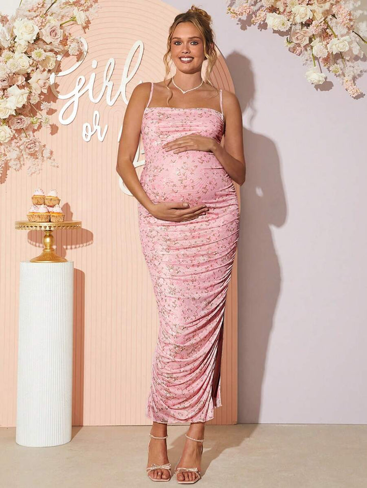 Rochie maxi SHEIN, roz
