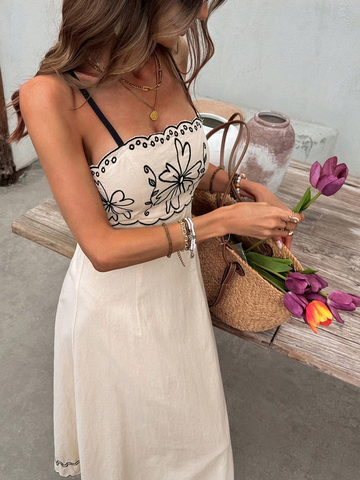 SHEIN Maxi dress, beige