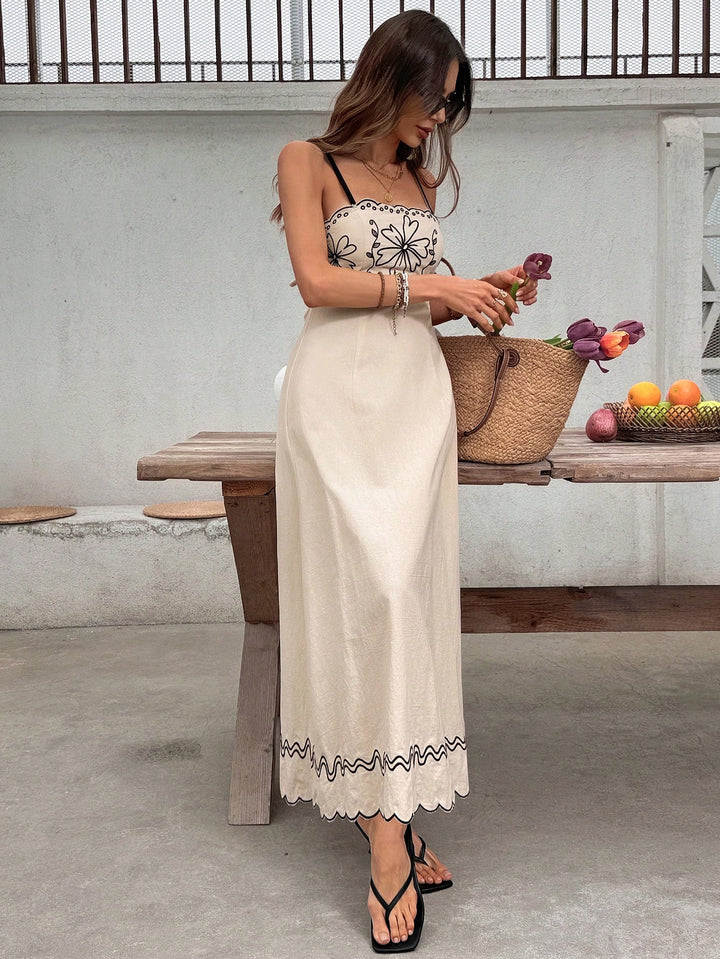 SHEIN Maxi dress, beige