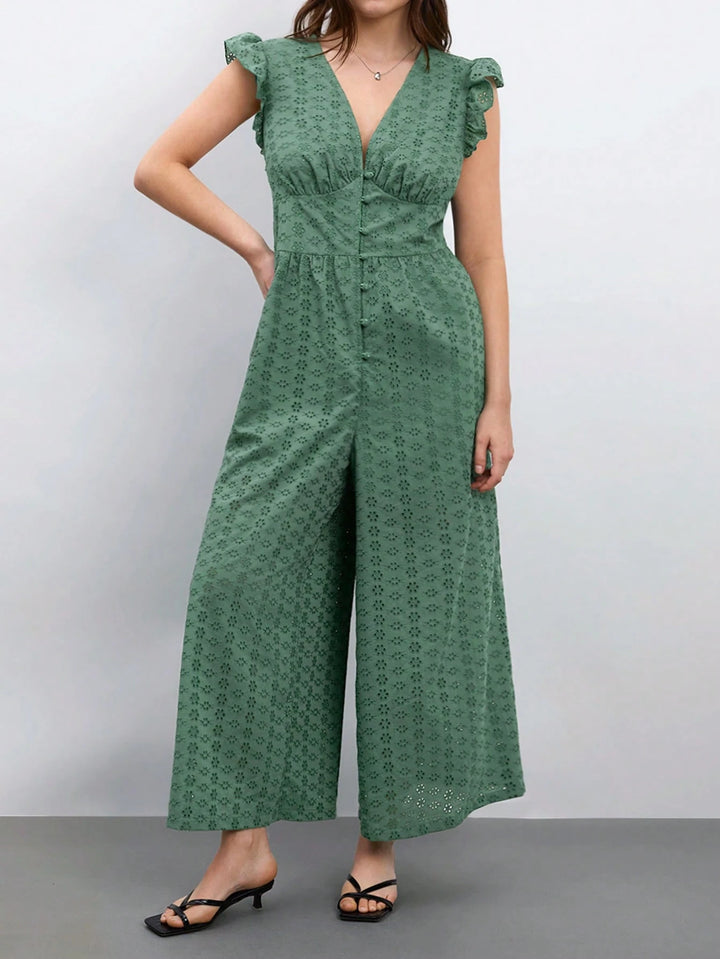 Salopetă lungă Shein Curve+, verde