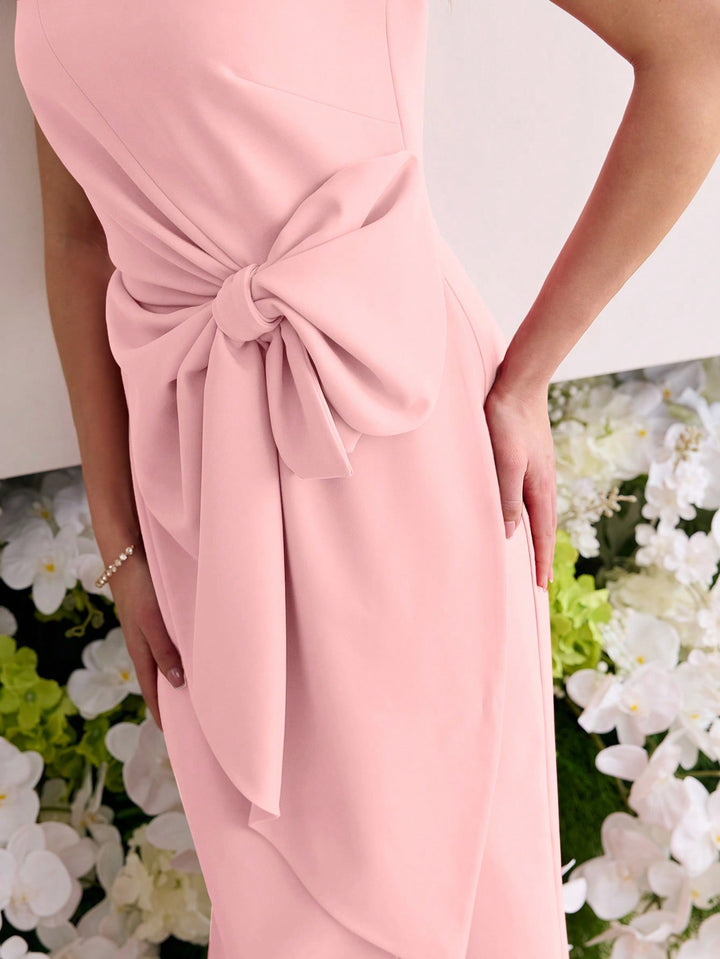 Rochie midi SHEIN, roz