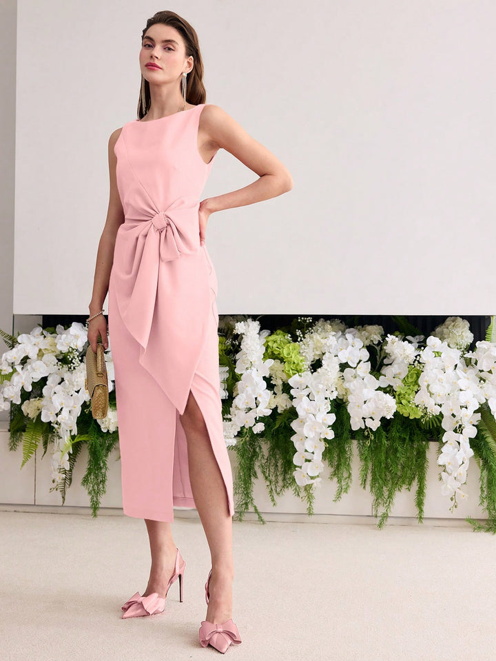 Rochie midi SHEIN, roz