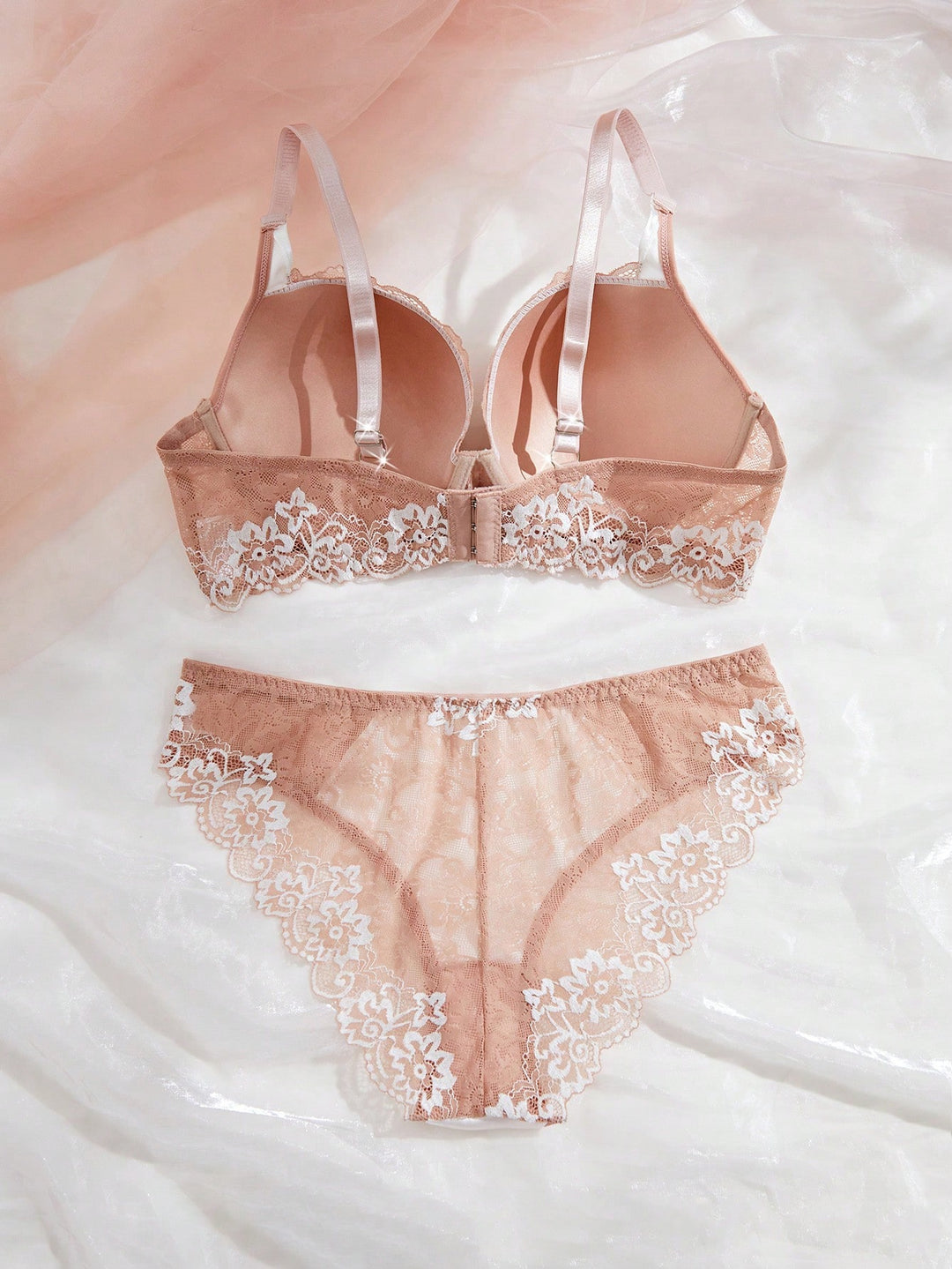 Set sutien și chilot SHEIN, portocaliu