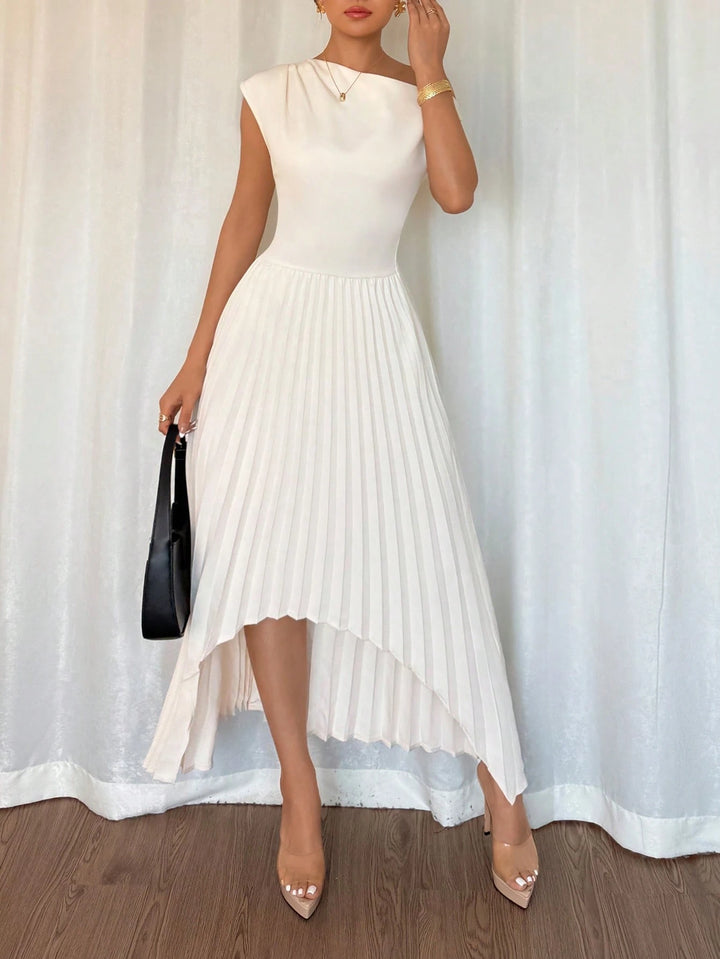 Rochie maxi SHEIN, crem