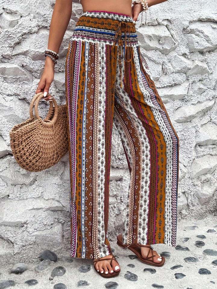Pantaloni SHEIN, maro